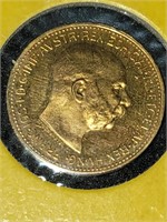 1915 Gold Austrian 20 Corona