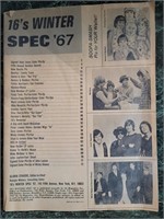 Vintage 1967 16's Winter Spec Magazine