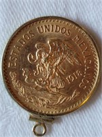 1918 Gold Veinte Peso
