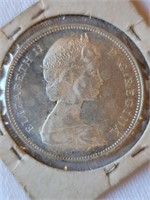 1966 Elizabeth 2 D.G. Regina Dollar, Canada