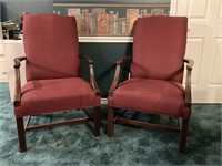 Pair of Haverty Furniture Armchairs