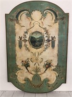 Decorative French Country Painted Wood Panel