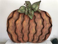 Metal Pumpkin Halloween/Fall Yard Art