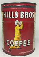 Vintage Hills Brothers Coffee Tin Litho Can