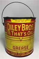 Vintage Riley Bros Inc 10 LB Grease Can