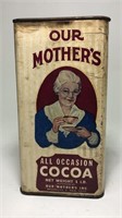 Vintage Our Mothers All Occasion Cocoa Tin