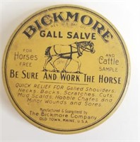 Vintage Bickmore Gall Salve Horses/Cattle Tin