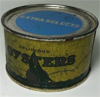 Vintage Delicious Oyster Advertising Tin