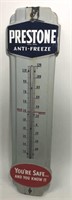 Vintage Prestone Porcelain Wall Thermometer