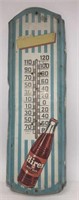 Vintage Hires Root Beer Metal Thermometer