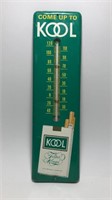 Vintage Kool Cigarettes Metal Thermometer