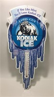 Kodiak Ice Metal Advertising Thermometer