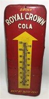 Vintage Royal Crown Cola Metal Thermometer