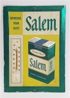 Vintage Salem Cigarettes Advertising Thermometer