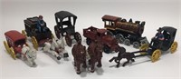 Lot of 7 Cast Iron Toys