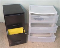 File Cabinet & 3-Drawer Unit