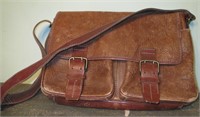 Vtg Wilson's Leather Messenger's Bag