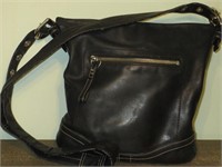 Black Coach Leather Bag