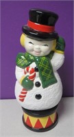Snowman Figure on Musical Stand