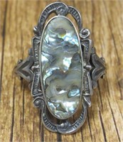 Sterling & Abalone Ring