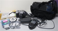 Sony 35mm Camera & Accessories in Bag