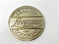 Love's Bakery Anniversary Coin/ Medal #1