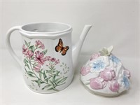 New Lenox "Butterfly Meadow" Watering can cookie