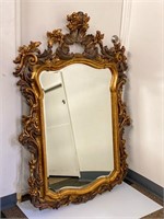 Large beautiful Rococo gilt wood mirror