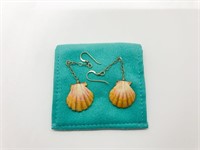 Sunrise shell earrings