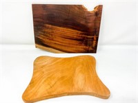 Milo and Mahogany Wood cutting boards/ wood art