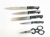 Gerber Chef's Kitchen knives and Shears 5pcs.