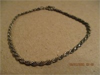 925 Rope Bracelet-3.3 g