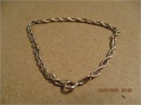 925 Rope Bracelet-3.4 g