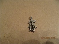 925 Pendant Chinese Symbol of Serenity-3.3 g