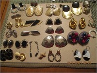 Lot of 29 Prs of Costume Earrings