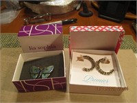 Designer Earrings w/Lia Spohia Butterfly Pin