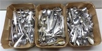 3 Boxes of Stainless Steel Flatware