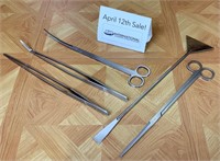 Stainless Surgical Tools (10" to 12" in length)