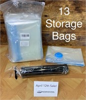 Storage Bags w. Vacuum Hand Pump (35" x 51")