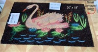 Pink Swan Doormat