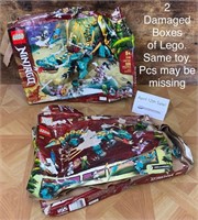 2 LEGO Dragon Sets (damaged boxes)