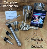 Stainless Steel Bar / Cocktail Set