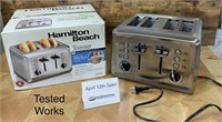 Hamilton Beach 4 Slice Toaster (extra wide slots)