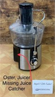 Oster Juice Extractor (missing juice cup)