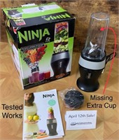 Ninja Fit Blender (missing extra cup)