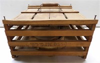 Owosso Mfg. Wood Egg Crate
