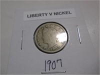 1907 LIBERTY V NICKEL