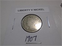 1907 LIBERTY V NICKEL