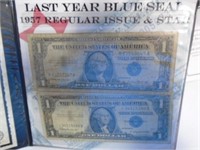 LAST YEAR 1957 SILVER CERTIFICATES $1