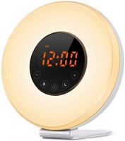 Alarm Clock Wake Up Light with 7 Colors